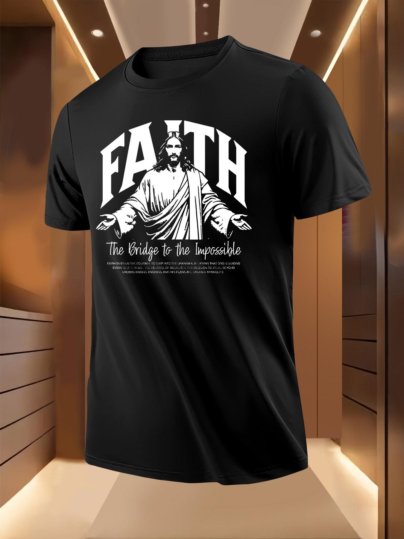 Faith-Based Christian Tshirt - Lightweight Breathable Pol... S