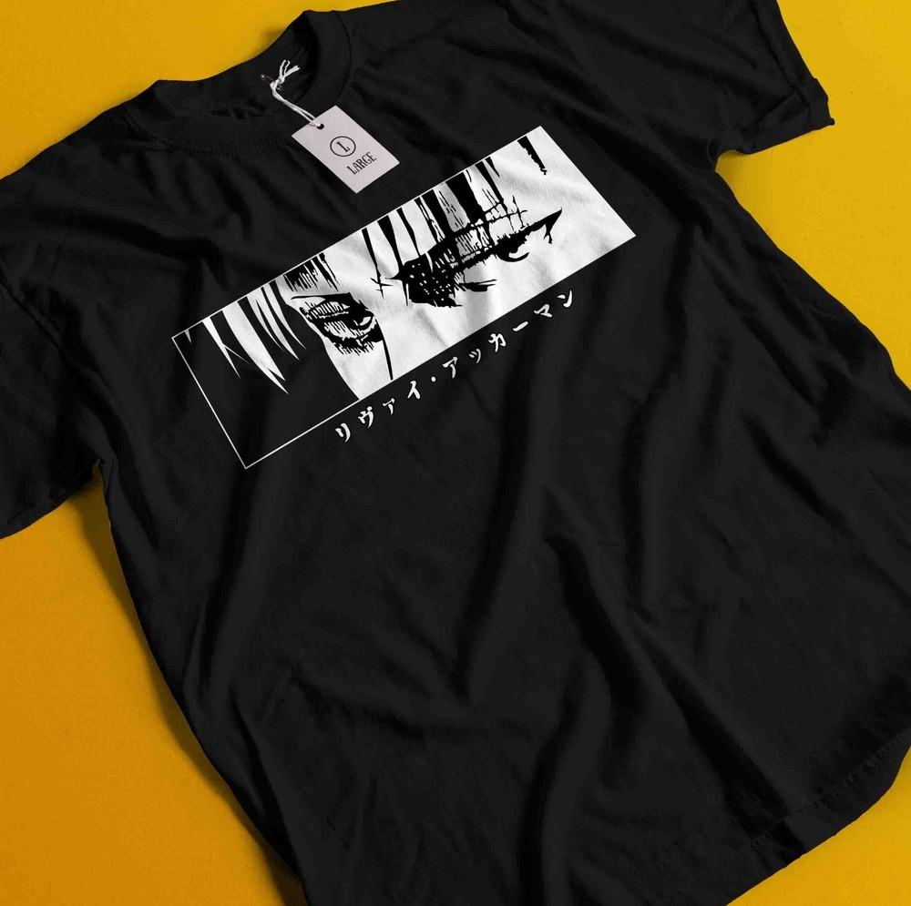 

Футболка Атака Титанов Леви Футболка Микаса АОТ Эрен Аниме Манга Графическая Унисекс Футболка S