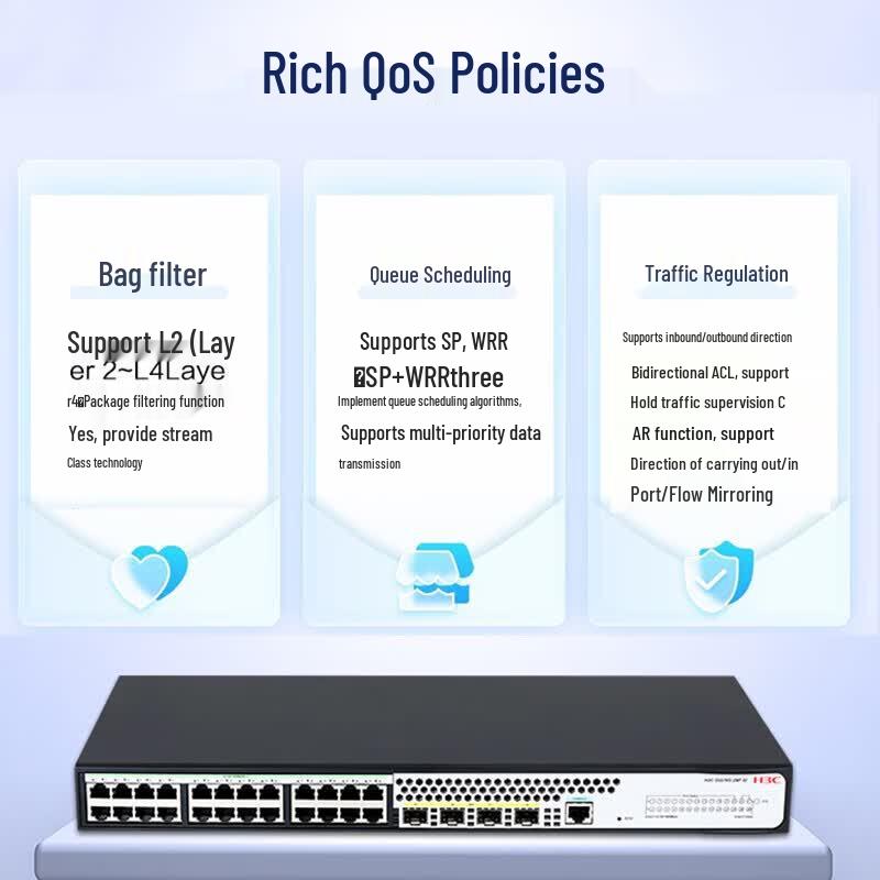 H3C S5570S-28P-SI Gigabit Layer 3 Managed Switch