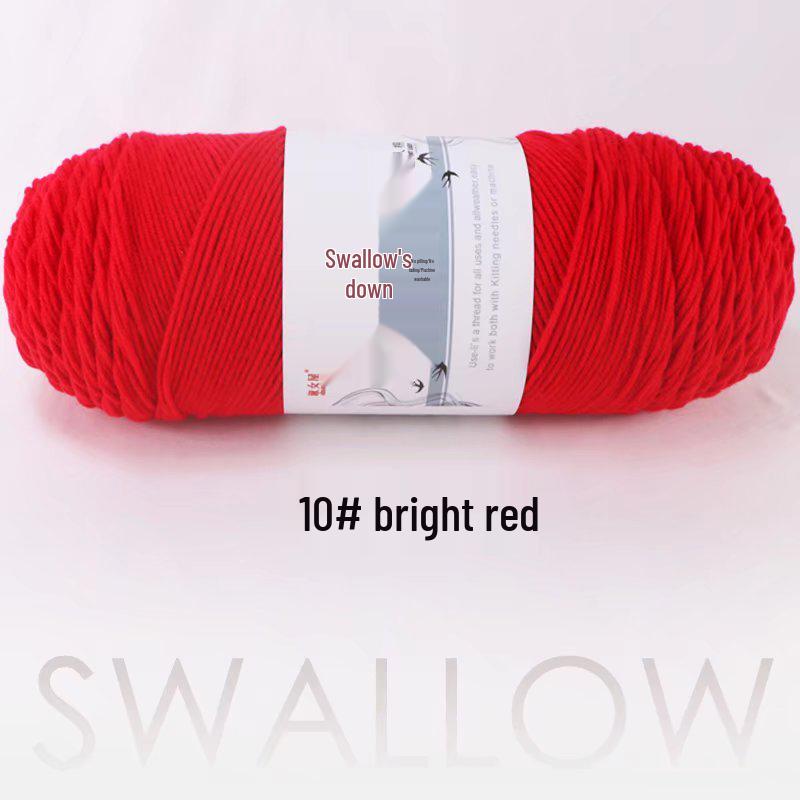 Large Skein 5-Ply Milk Cotton Yarn: Luxurious Plush for Doll Making & Seat Cushions, Available in 80 Colors