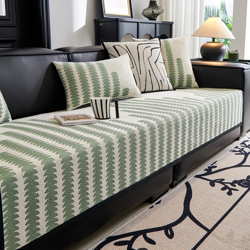 Жаккардовая подушка для дивана из синели для пожилых людей — фото 9