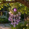 Boho Sun Moon Crystal Suncatcher, Hanging Garden Suncatchers, Sun Crystal Decoration for Window & Garden, Decorative Hanging Ornament