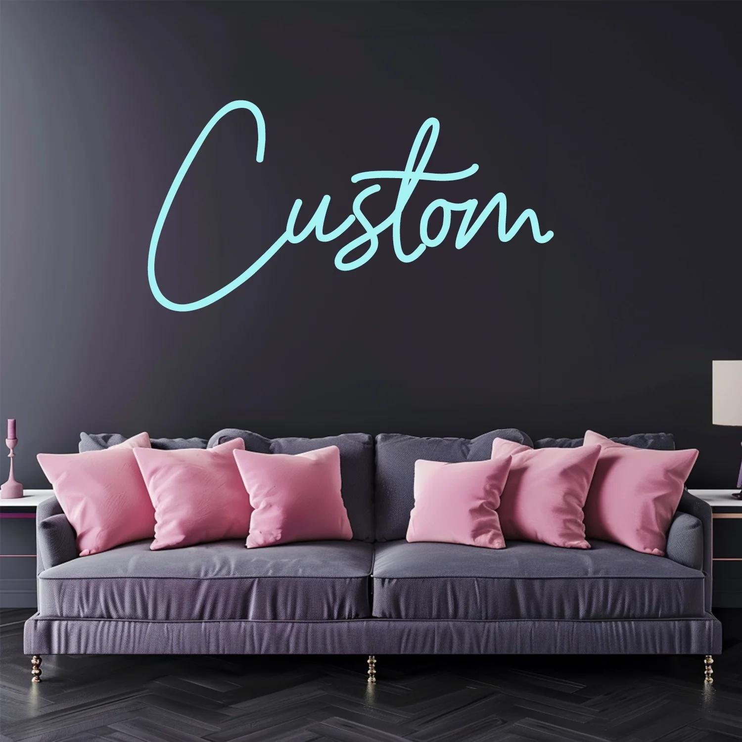 

Custom LED Neon Sign USB Powered Personalised Name Sign Wall Decor for Wedding Birthday for Parties Halloween Christmas Gifts 8inch 3letter max