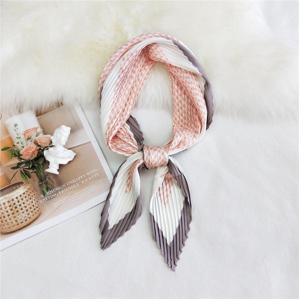 Fashion Decoration Scarf Hairband Tie Hair 70 Small Square Scarf Silk Scarf Women'S Spring And Autumn Versatile Small Scarf Professional Scarf