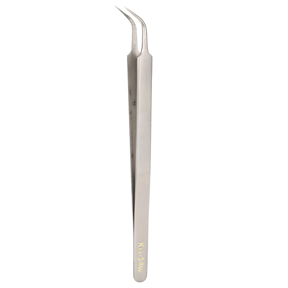 14w Ultra Pointed High Precision Antistatic Acid Proof Stainless Steel Tweezer Maintenance Tool