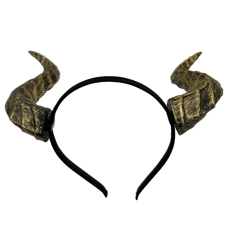 Fashion Devil Horns Headband,Devil Costume for Women Girls,Halloween Fancy Dress Cosplay Hairband