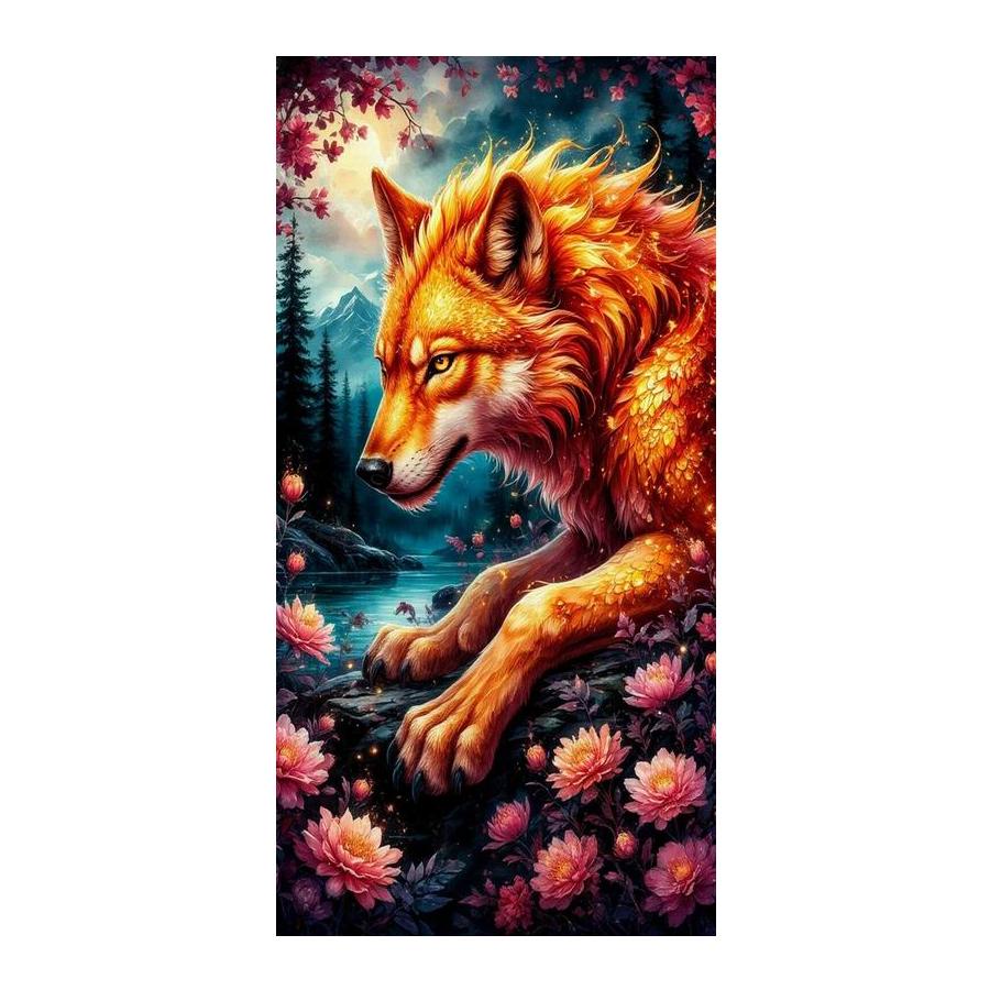 Wolf Large Size Diamond Painting New Collection Wild Animals Diy Full Drill Rhinestone Embroidery Mosaic Cross Stitch Kits