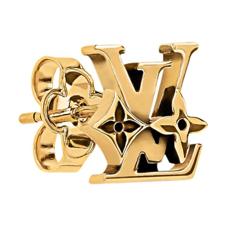 LOUIS VUITTON Earrings Men's Gold M03830