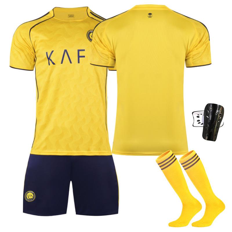 

Riyadh Home Jersey: Number 10 Mané, 7 Ronaldo, 79 Félix - Short Sleeve Football Kit M