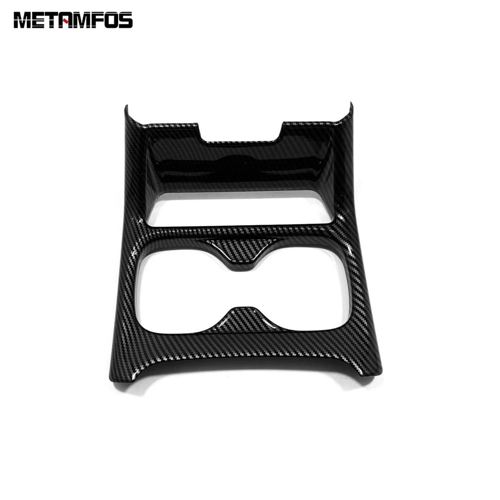 For Honda CR-V CRV  2024 2025 Carbon Fiber Center Console Water Cup Holder Decoration Frame Interior Accessories Car Styling