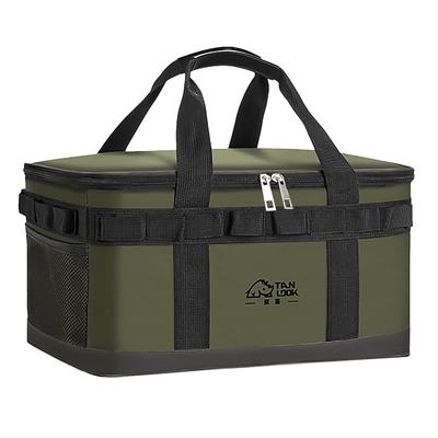 Cooler de mão mantém a comida mantém a comida ótimo para esportes bolsa de grande capacidade, frio/quente, à prova d'água, fresco, dias, piqueniques, (Oliva)