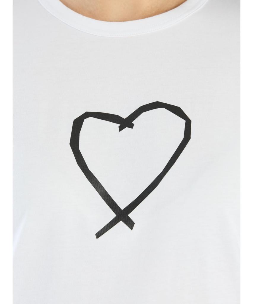 agnes Sarajevo Heart SAE0 TS Size White b. T-Shirt Women's 3(L)