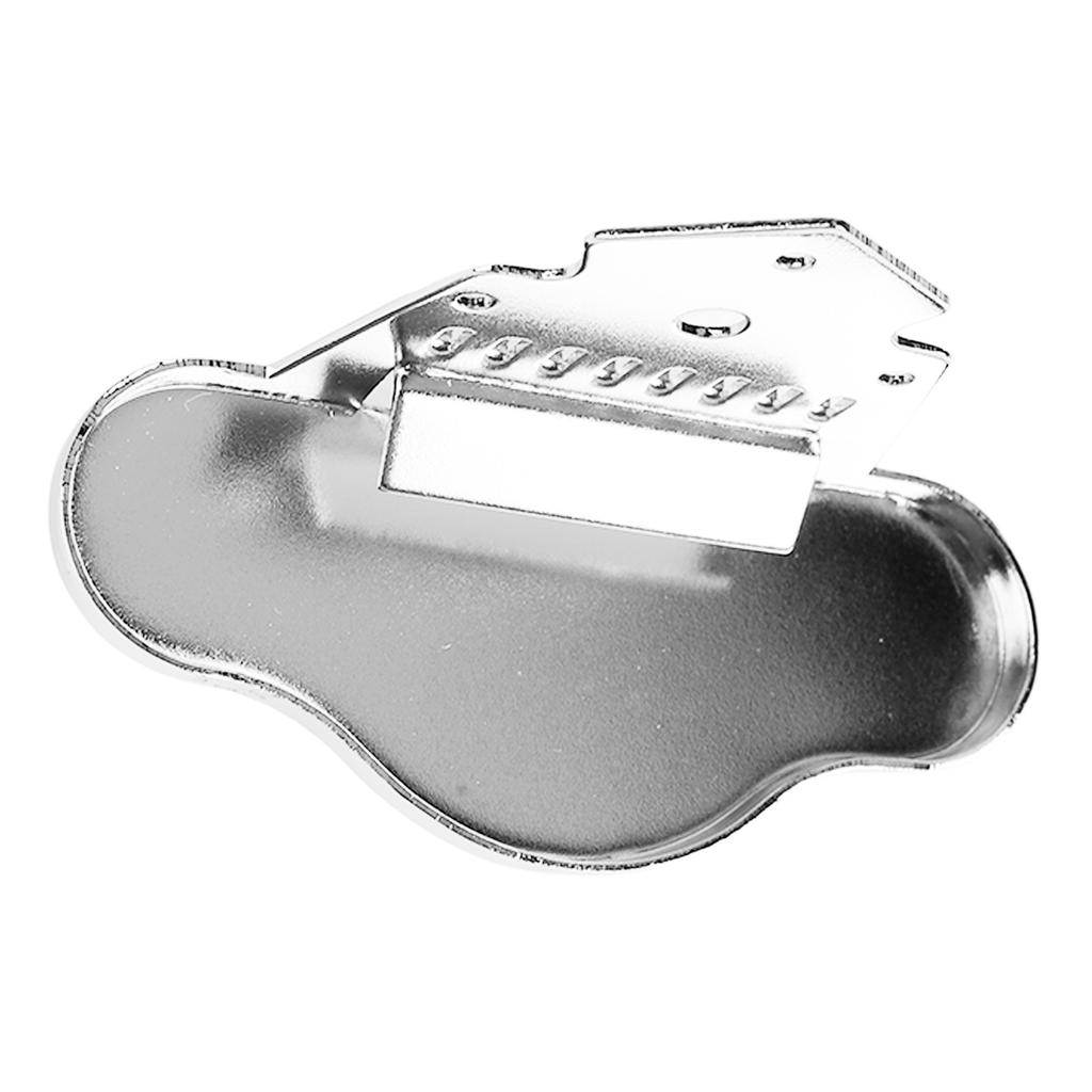 Mandolin Tailpiece Chrome Replacement Zinc Alloy Guitar Parts Instrument Accessories