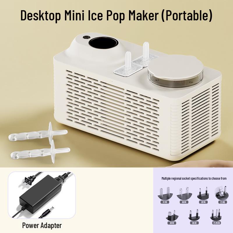 

Portable Mini Ice Pop Maker - Automatic Ice Cream & Lolly Machine for Home, Dorm, Camping & Car EU, US, AU, BR, JP, KR Plugs (Please Specify)