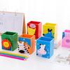 Adorable Wooden Animal Pen Holder - Perfect Study Stationery and Holiday Gift