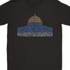 T-shirt Dôme Mosquée Islamique Unisexe Sélectionné Avec Poésie Arabe de Nizar Kabani Doux Col Rond Manches Courtes T-shirt Décontracté