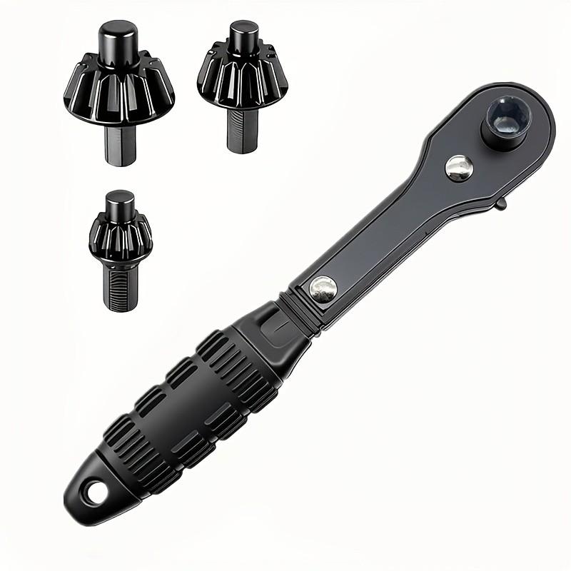 

4pcs 3-in-1 Ratchet Wrench Set, 3-Gear Quick Ratchet, 1/4 Hex, Anti-Slip Handle