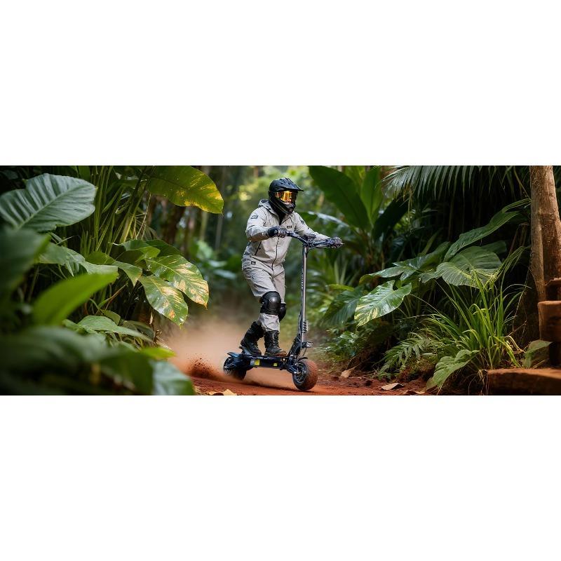 YUME HAWK Pro elektritõukeratas 10x4,5-tollised ilma sisekummita maanteerehvid 3000W * 2 mootor 60V 30Ah aku Maksimaalne kiirus 80 km/h Maksimaalne sõiduulatus 97 km