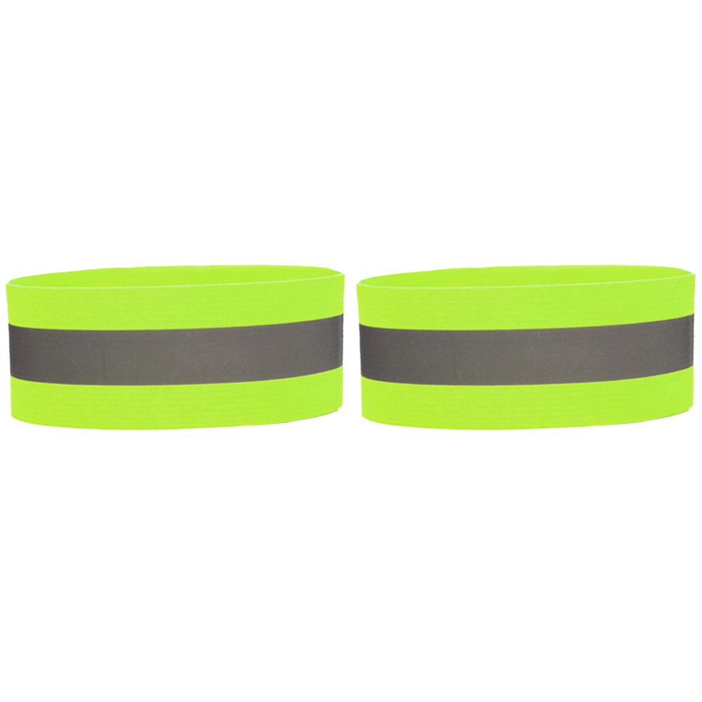 

1-10 шт. Светоотражающие эластичные повязки на руку, браслет, ремешок на лодыжку/ногу, светоотражающие ленты безопасности для ночной ходьбы, езды на велосипеде, бега