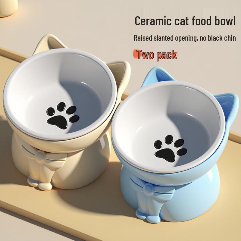 Hanhan Paradise Ceramic Double Pet Bowl CN plug (adapter included)