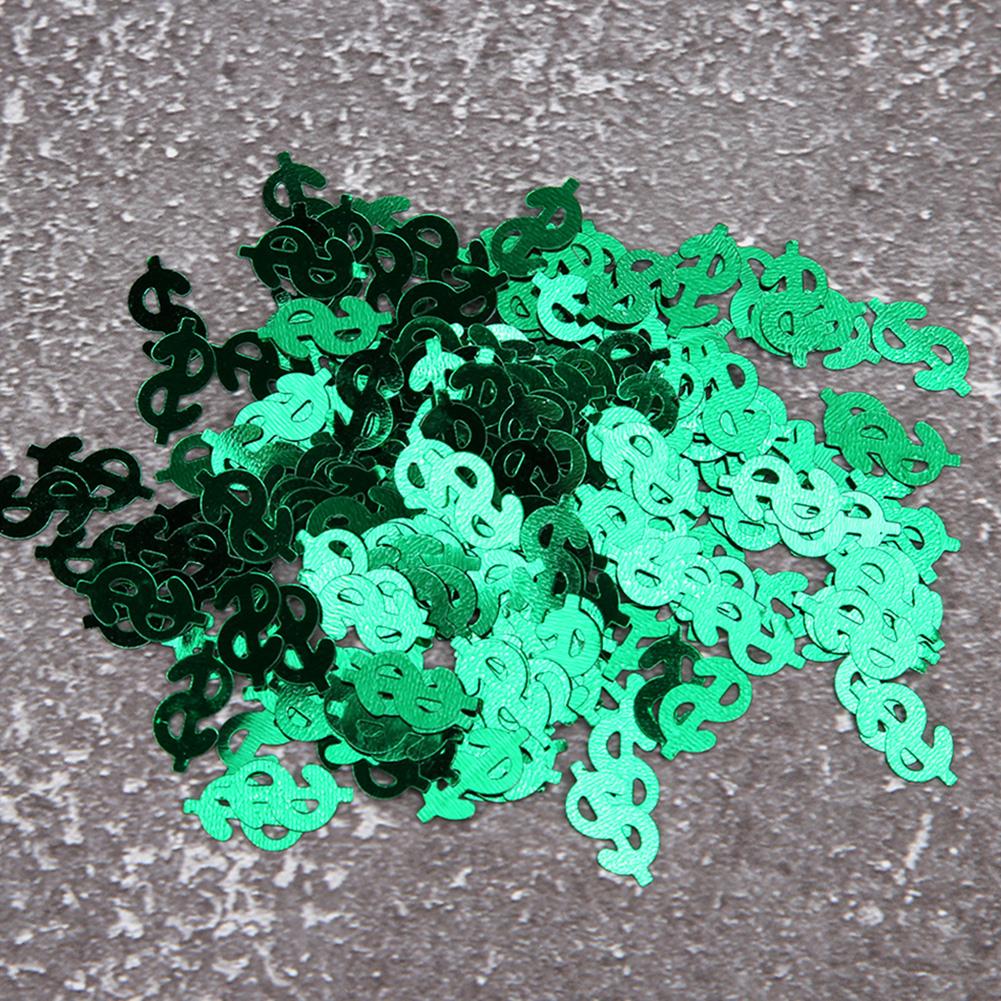 60g Dollar Sign Shaped Throwing Confetti Table Scatters Wedding Party Decorations