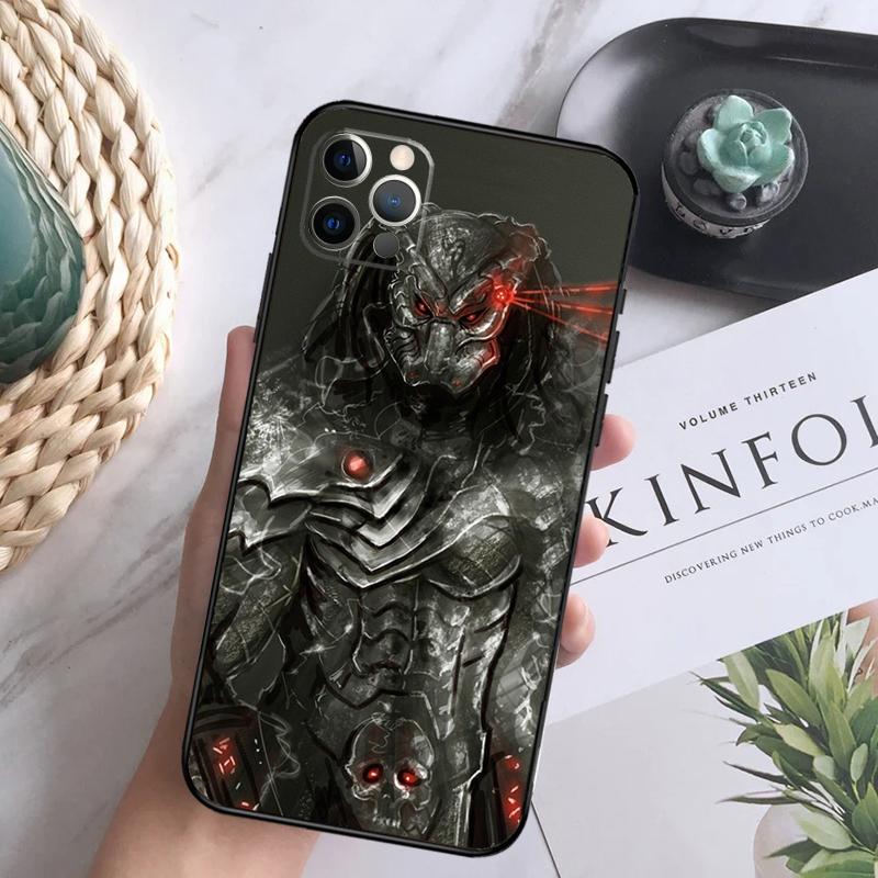Alien Predator Phone Case For iPhone 16 15 14 13 12 11 Pro Max 12 13 Mini 7 8 16 Plus X XR XS Max Cover