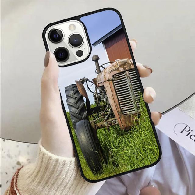Farm Vehicle Tractor Phone Case Cover For iPhone 17 Air 15 16 14 Plus 11 12 13 Pro Max Apple max
