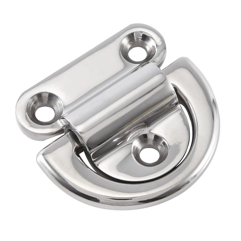 A65P-Yacht Accessories Boat D-Type Connecting Ring Buckle Stainless Steel Yacht Bolt Rope Fixed Ring 8Mm