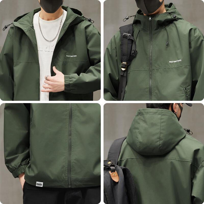Mark Fairwhale Men's American Casual Hooded Jacket