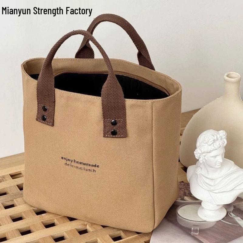 Commuter Women's Canvas Tote: Lightweight, Versatile Handbag & Bento Bag