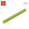 Non-Toxic 18Pcs/Lot 3703 1X16 Holes Thick Bulk Building Blocks Moc Accessories Compatible With Brick Toys Children Gift Box