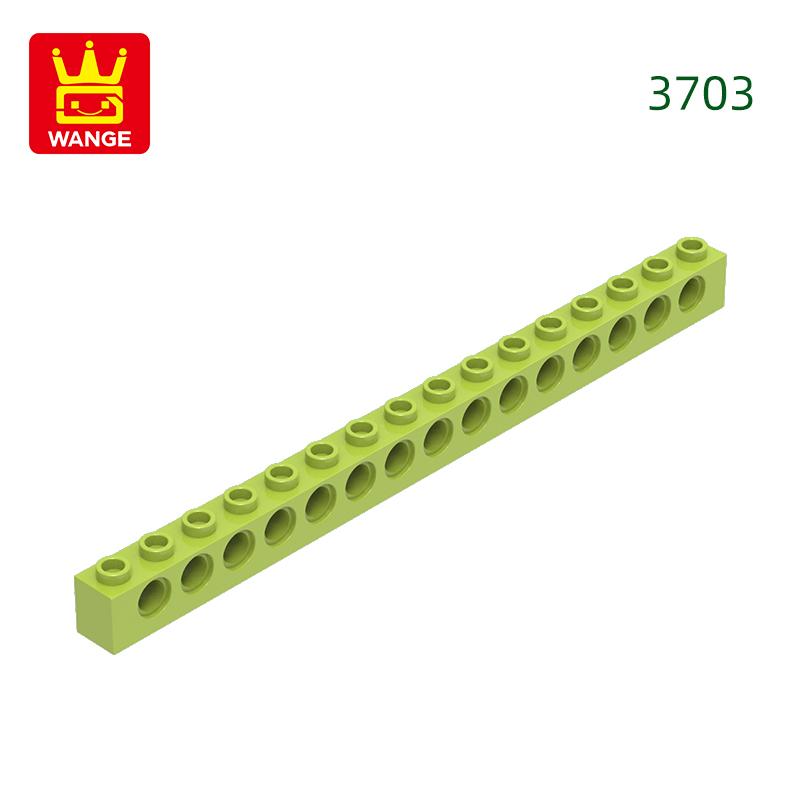 Non-Toxic 18Pcs/Lot 3703 1X16 Holes Thick Bulk Building Blocks Moc Accessories Compatible With Brick Toys Children Gift Box
