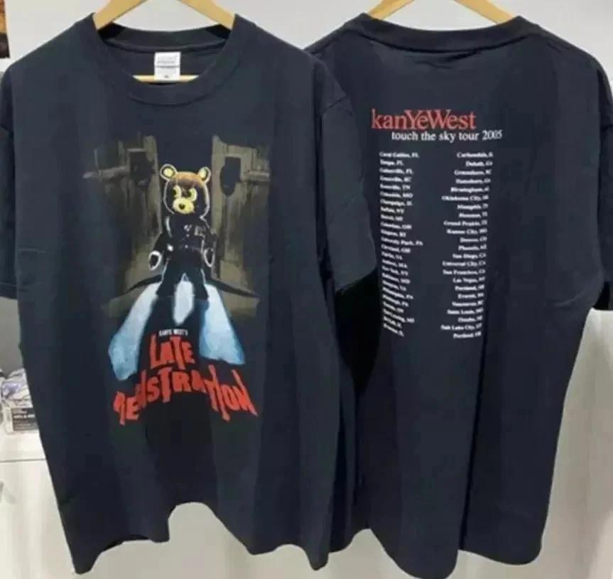 NEw Apparel Kanye West Late Registration 2005 Vintage T-Shirt Unisex T-Shirt XXXL