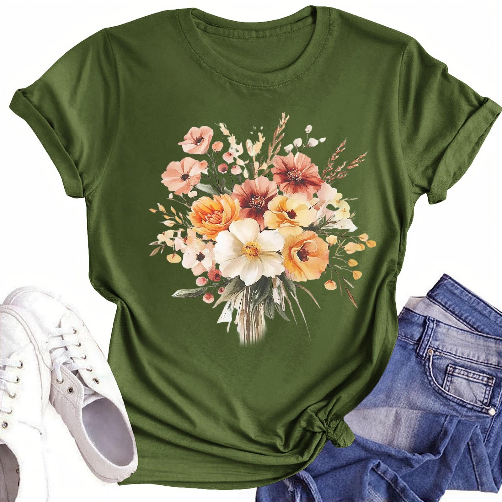 

Футболки для малышей, девочек и мальчиков, детские футболки с короткими рукавами и принтом для мальчиков и девочек 1-12 лет 100 армия зеленый