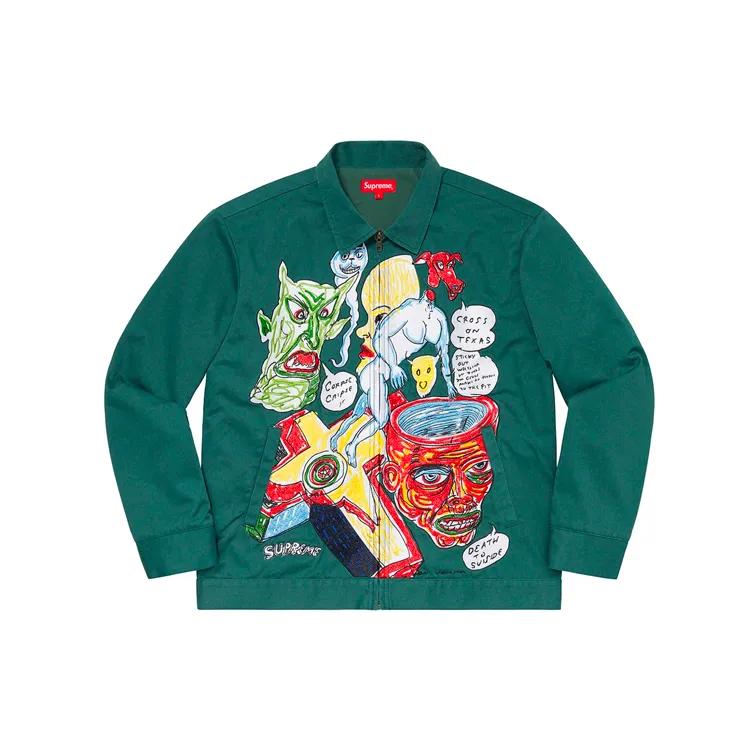 Supreme Daniel Johnston Embroidered Work Jacket (Unisex) Jackets SUP SS20 631