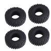 RC Crawler Universal Wheel Hub Set Plastic RC Tire and Hub Set for Axial SCX24 1/24 1/18
