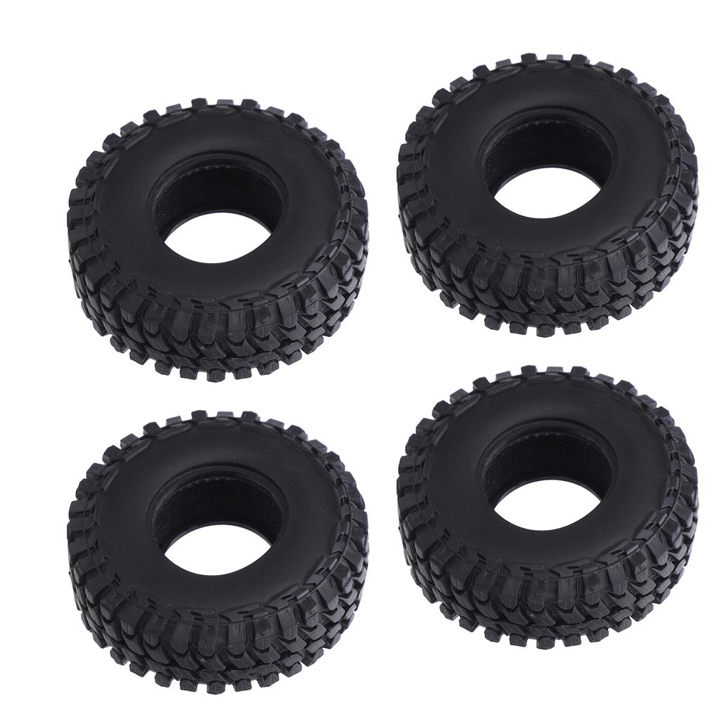RC Crawler Universal Wheel Hub Set Plastic RC Tire and Hub Set for Axial SCX24 1/24 1/18
