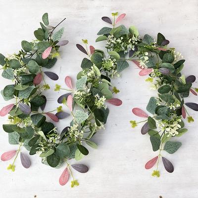 Spring 180CM Encrypted Simulation Eucalyptus Vine Eucalyptus Leaf Vine Vine Butterfly Vine