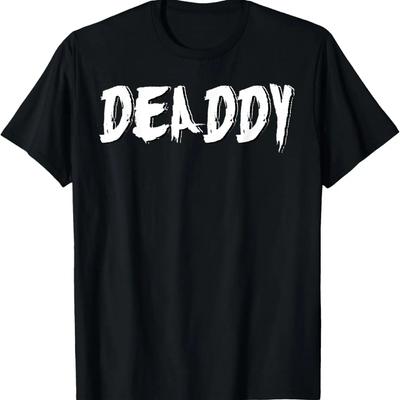 Papas Deaddy T-Shirt Lustiges Vaters Halloween Kostüm Party