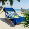 Leeds logo Beach Towel, Large Soft Quick Dry Towel for Beach Camping Swimming