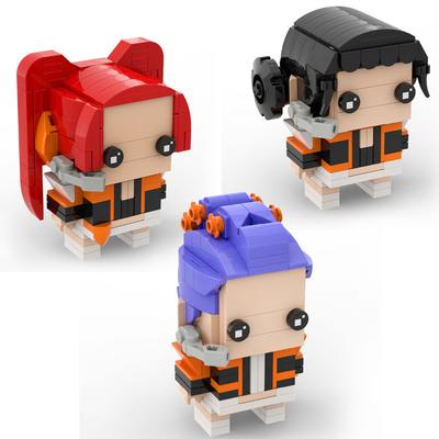 Gruppo di Ragazze Demoni Action Figures Set di Blocchi da Costruzione Rumi Zoey Miya Modello Mattoncini per fan Giocattolo Assemblabile Creativo Decorazione Desktop