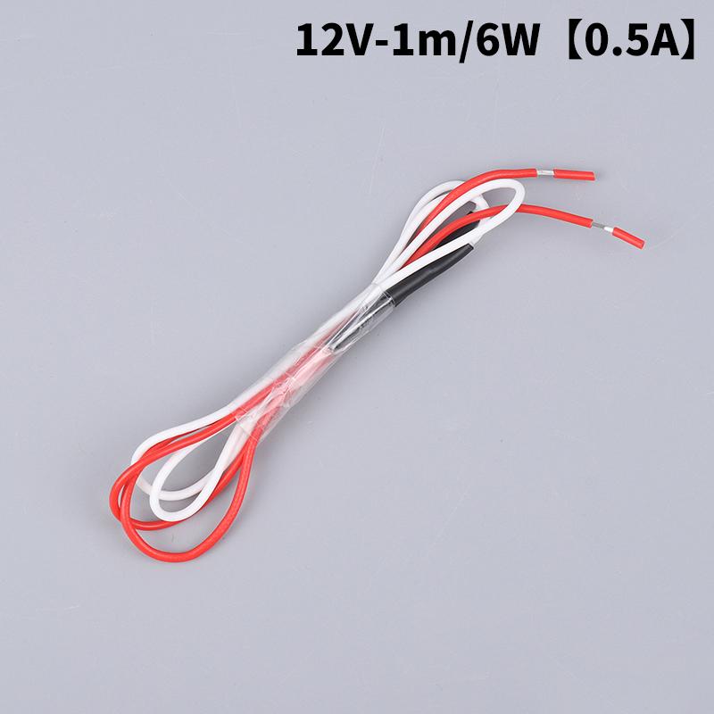 12V Silicone Rubber Low-Voltage Heating Wire With Cold Wire Do Joint For Car Seats/Electric Blankets/Heating Pads/Floor Mat