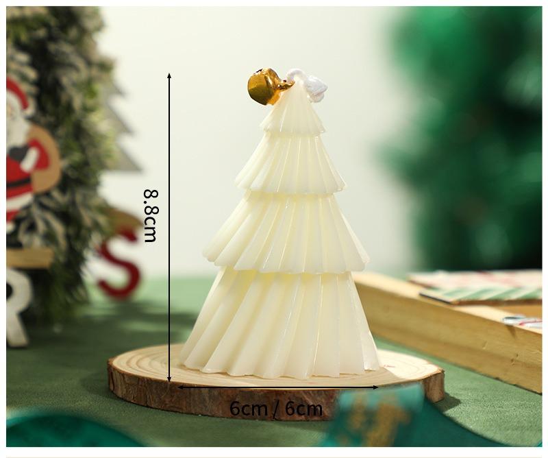 Kerstboom Kaars & Vorm Set DIY Siliconen Mallen voor Kaarsen Zeep Gips Vakantiecadeaus met Afgewerkte Kaarsen