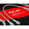Stainless Steel Brake Lines for 2007-2018 Jeep Wrangler JK - Enhanced Durability