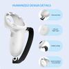 Full Coverage Controller Grip Cover Silicone Protective Sleeve with Adjustable Hand Strap for Meta Quest 3