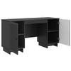 Desk Black Particleboard 142.5 x 50 x 75 cm