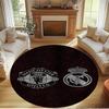 Football team.C Print Round Rug, Washable Floor Carpet, For Entryway Dorm Laundry Room Office Study, Home Decor Birthday Christmas Gift