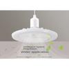 LED fan light with E27 screw socket, ceiling fan light for home kitchen, remote - controlled light fan, high - brightness, energy - saving and eye
