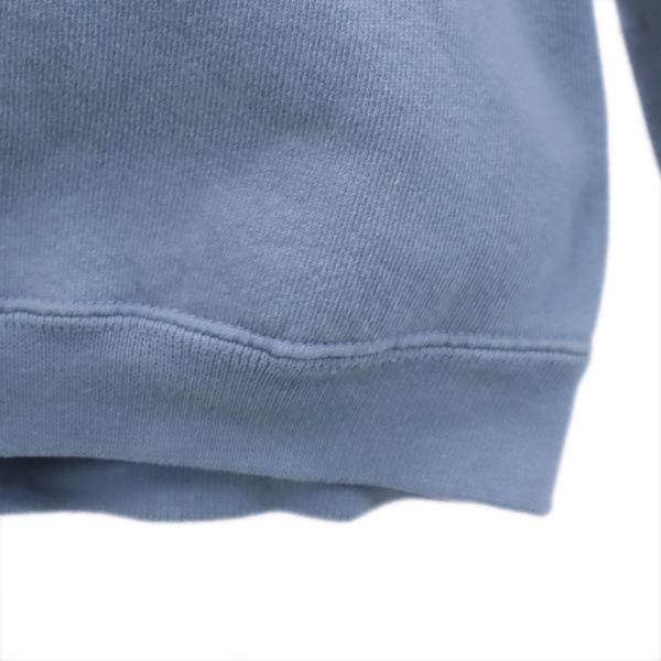 Crazy Shirt 90s Old Long sleeve sweat trainer XL Blue Back brushed Men's Used