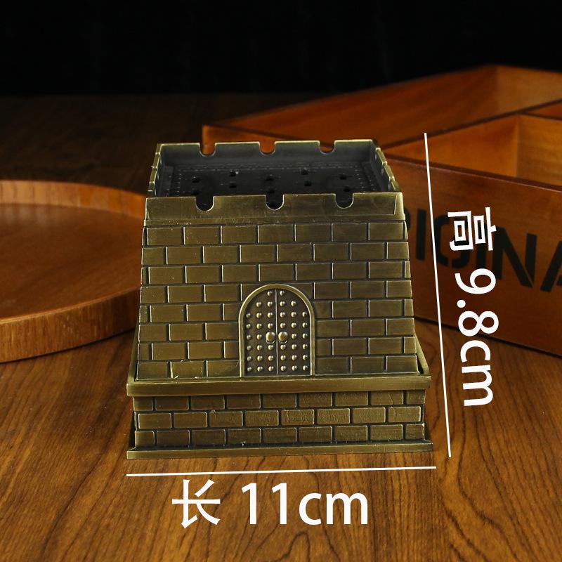 

Brass Great Wall incense burner ornament antique metal crafts pure copper bronze metal crafts